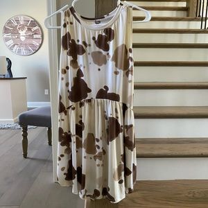 Cattle print tank top